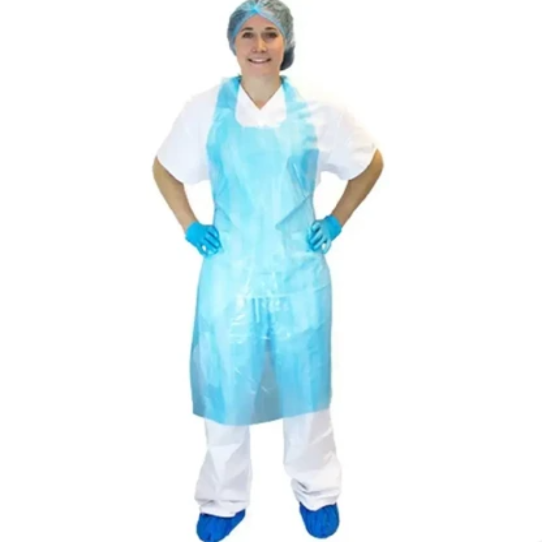 1 Mil Waterproof Polyethylene Aprons for Industrial Supply