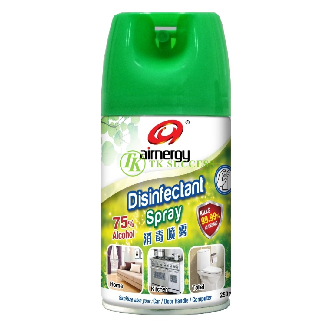 Airnergy Disinfectant Spray 75% Alcohol for Hygiene Supply