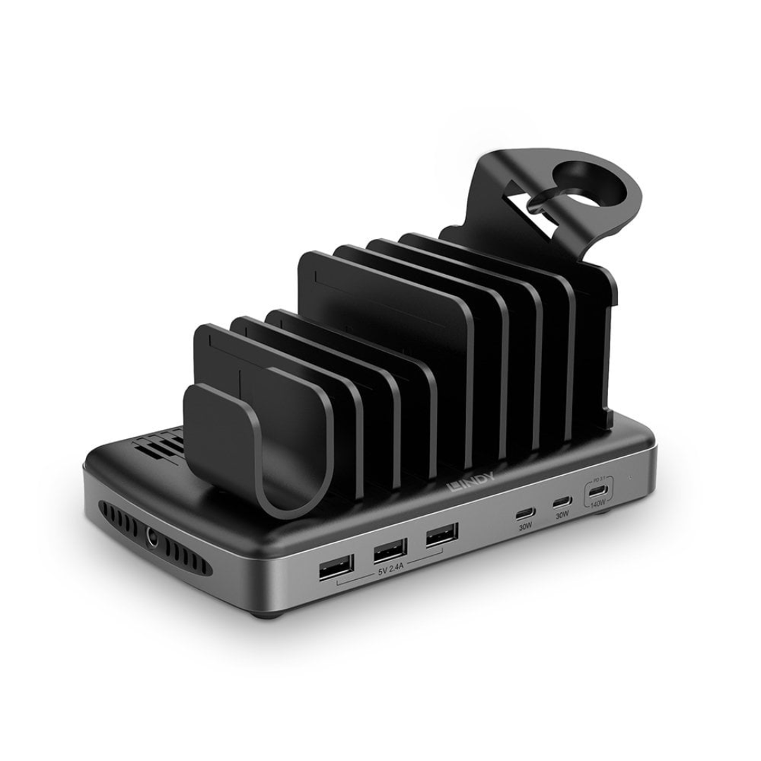 160W 6 Port USB Charging Station for Electronics Export