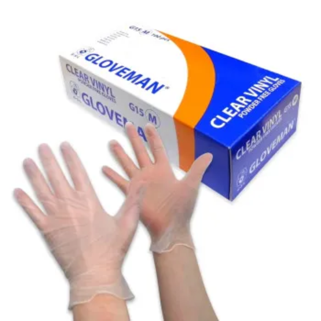Powder-Free Vinyl Gloves XL for Medical and Trade Use
