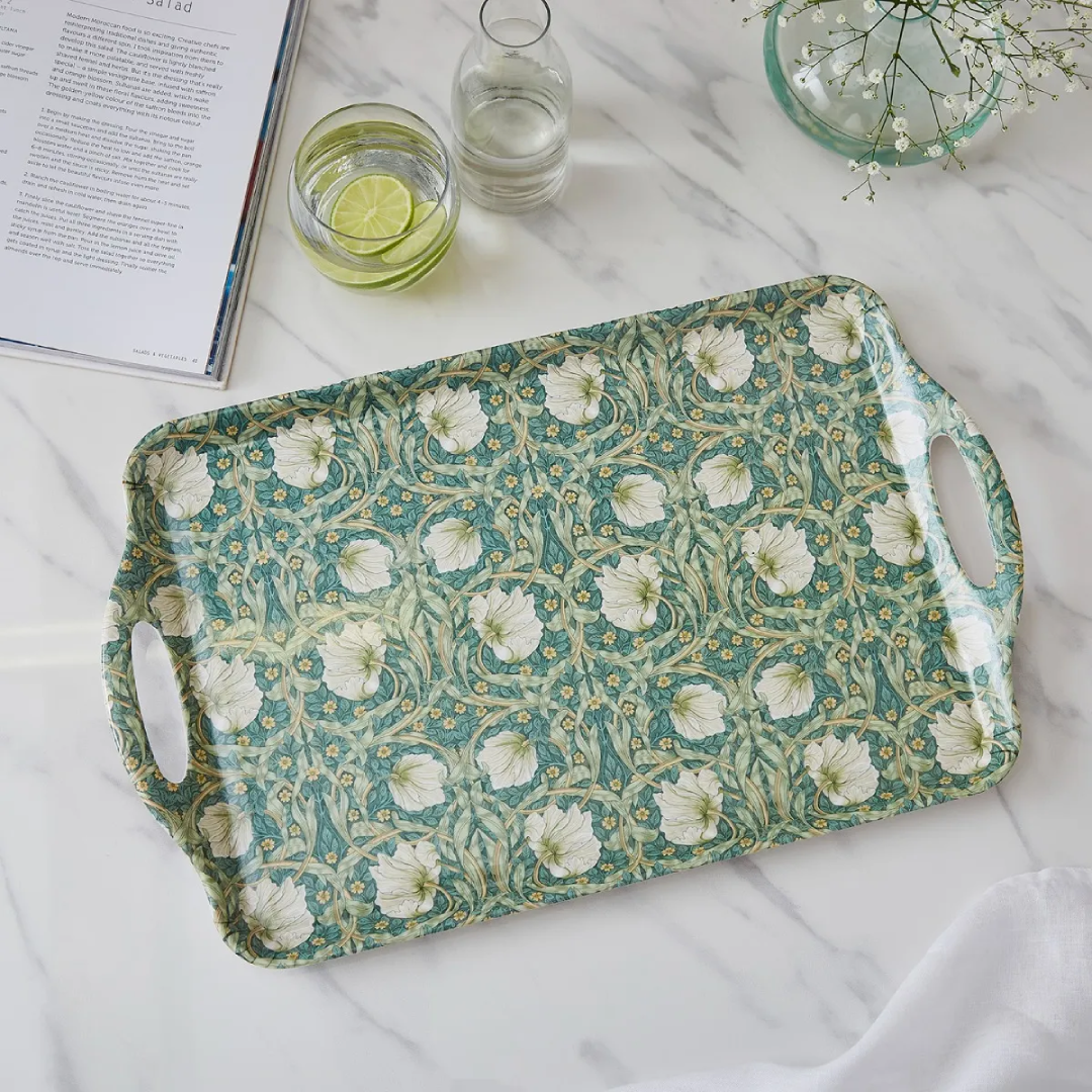 Morris & Co. Large Handled Tray for Luxury Serving Use