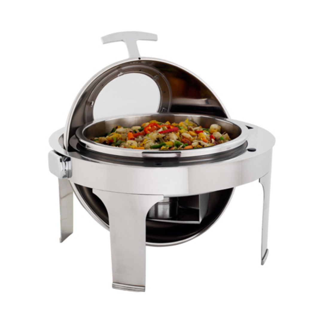 Chafing Dish with Glass Lid for HoReCa Food Presentation