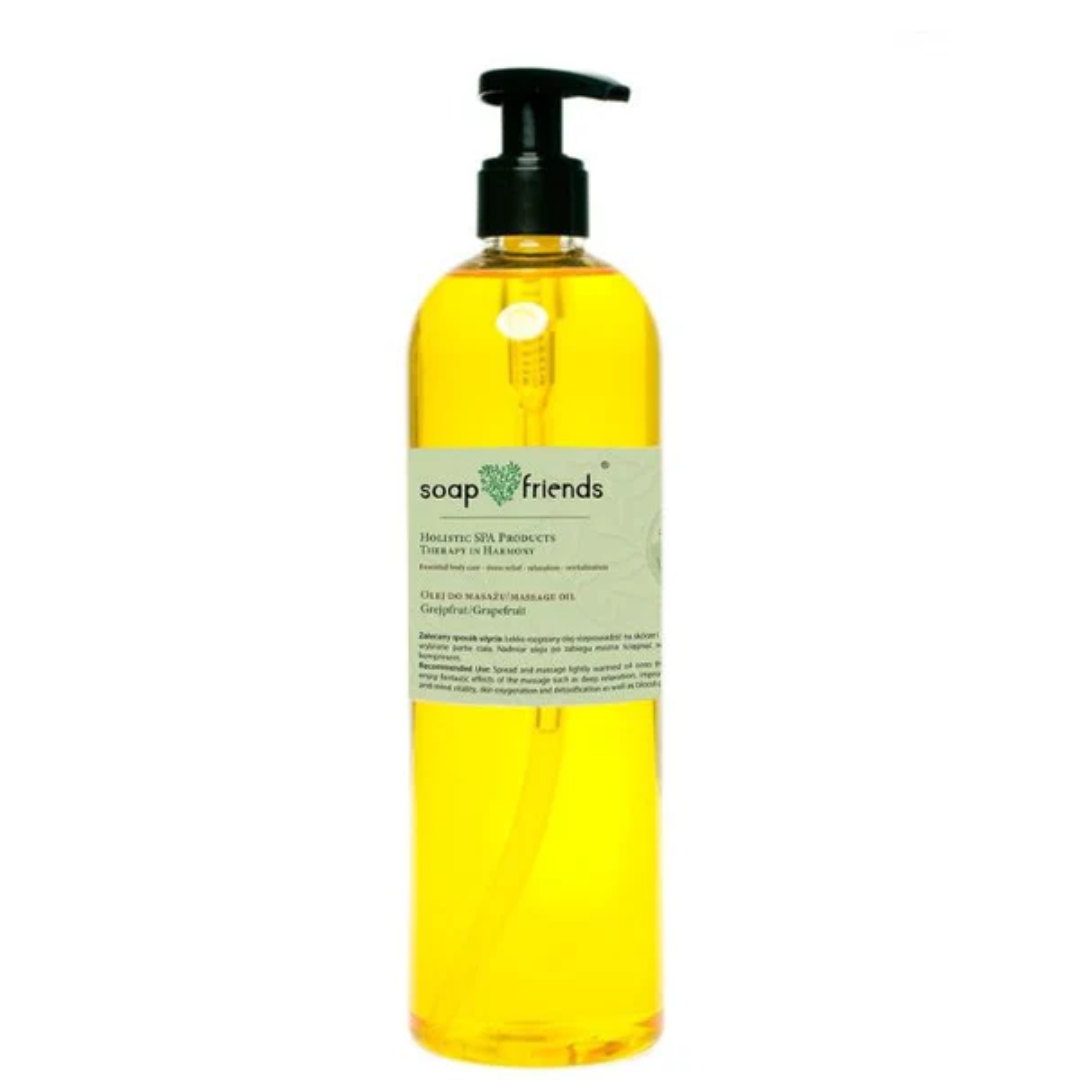 Grapefruit Massage Oil 500ml for Spa Trade and Export Use