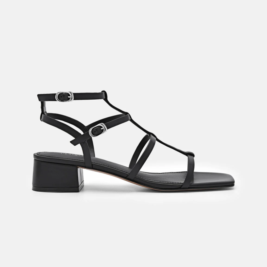 Black Gladiator Sandals for Fashion Export and Retail Trade