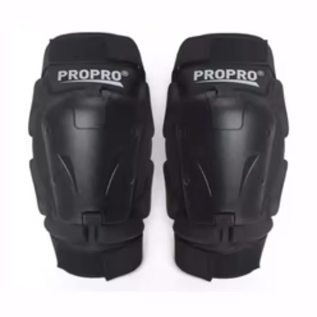ProPro Leather Knee Pads with Anti Slip Safety Protection