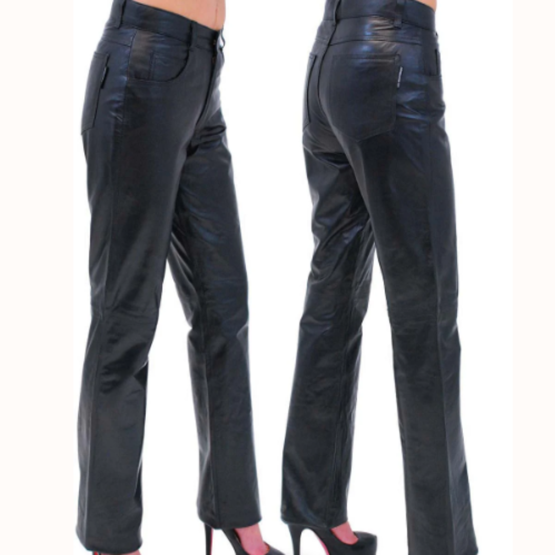 Women’s Lambskin Leather Trousers for Fashion Export Trade