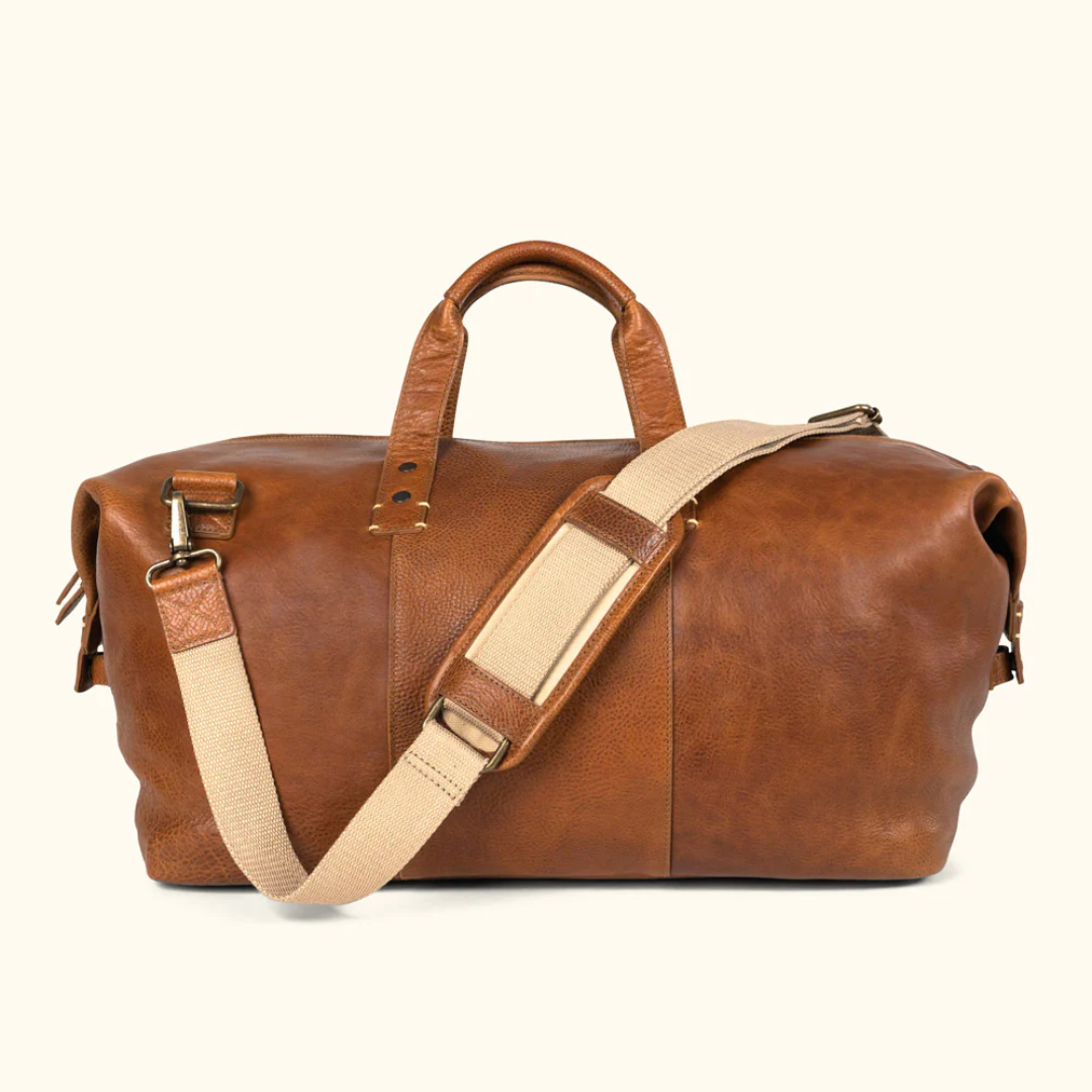 Walker Leather Sports Bag for Travel and Retail Distribution