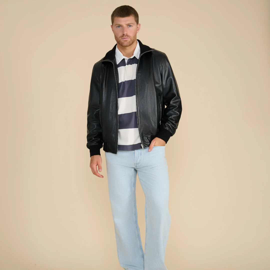 Arthur Leather Jacket for Fashion Export and Retail Supply