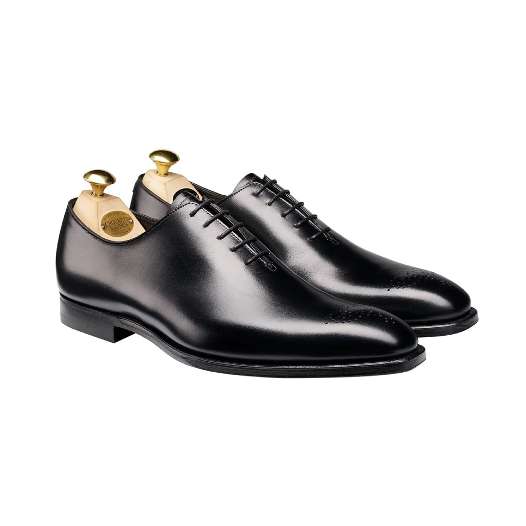 Weymouth Black Calf Oxford Shoes for Overseas Trade