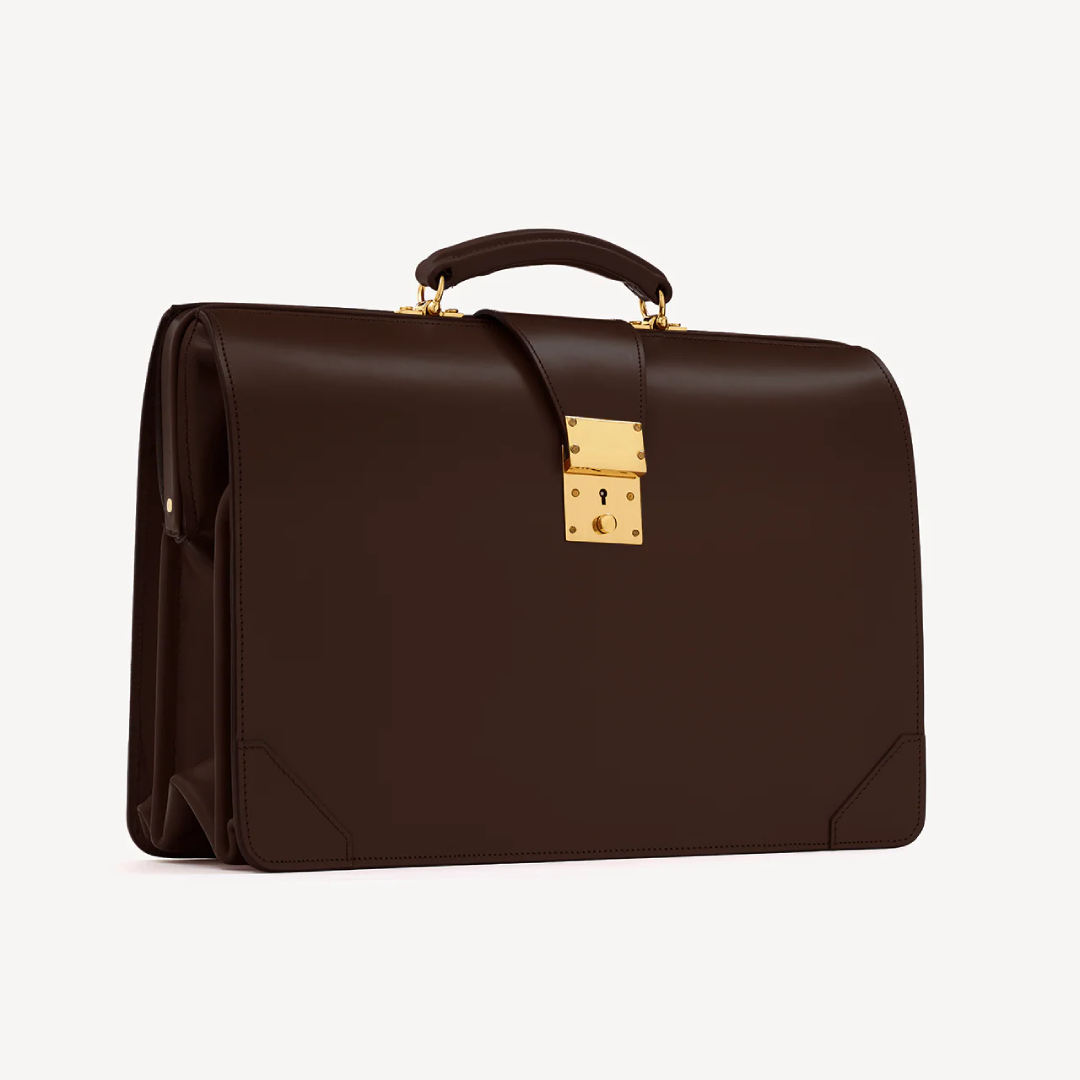 Whitehall Havana Leather Briefcase for Executive Export
