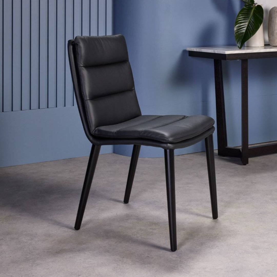Reese Dining Chair in 100% Leather for Global Trade