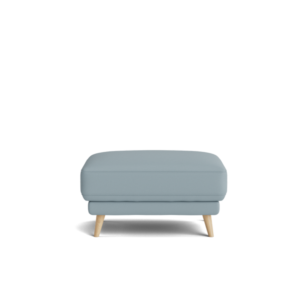Marano Leather Ottoman for Luxury Furniture Trade Supply