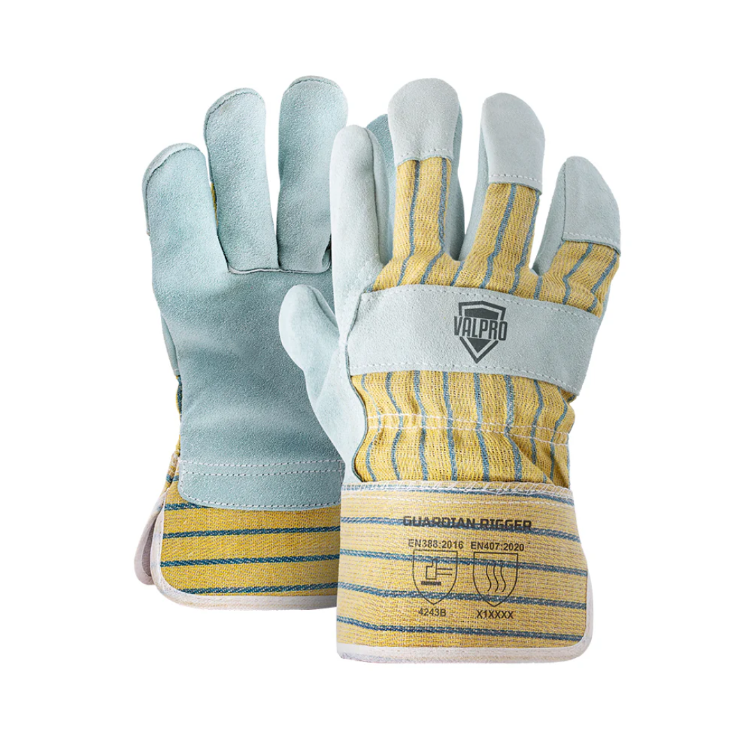 Valpro Guardian Rigger Leather Winter Glove Heavy Duty Protection Warmth and Industrial Safety