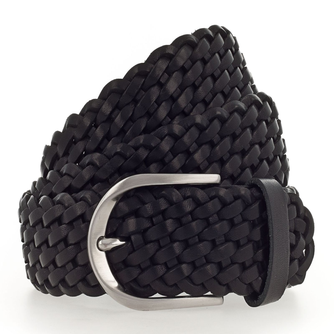 AW Ipli Orgu Siyah Dress Leather Belt Elegant Design Premium Formal Wear Men Women Quality