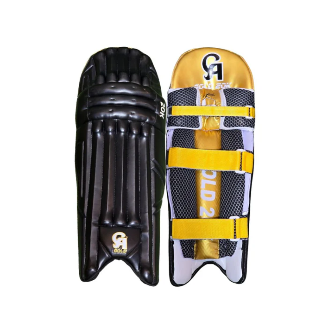 CA Gold 20K Cricket Batting Leg Guard RH & LH Protective Gear for Maximum Safety