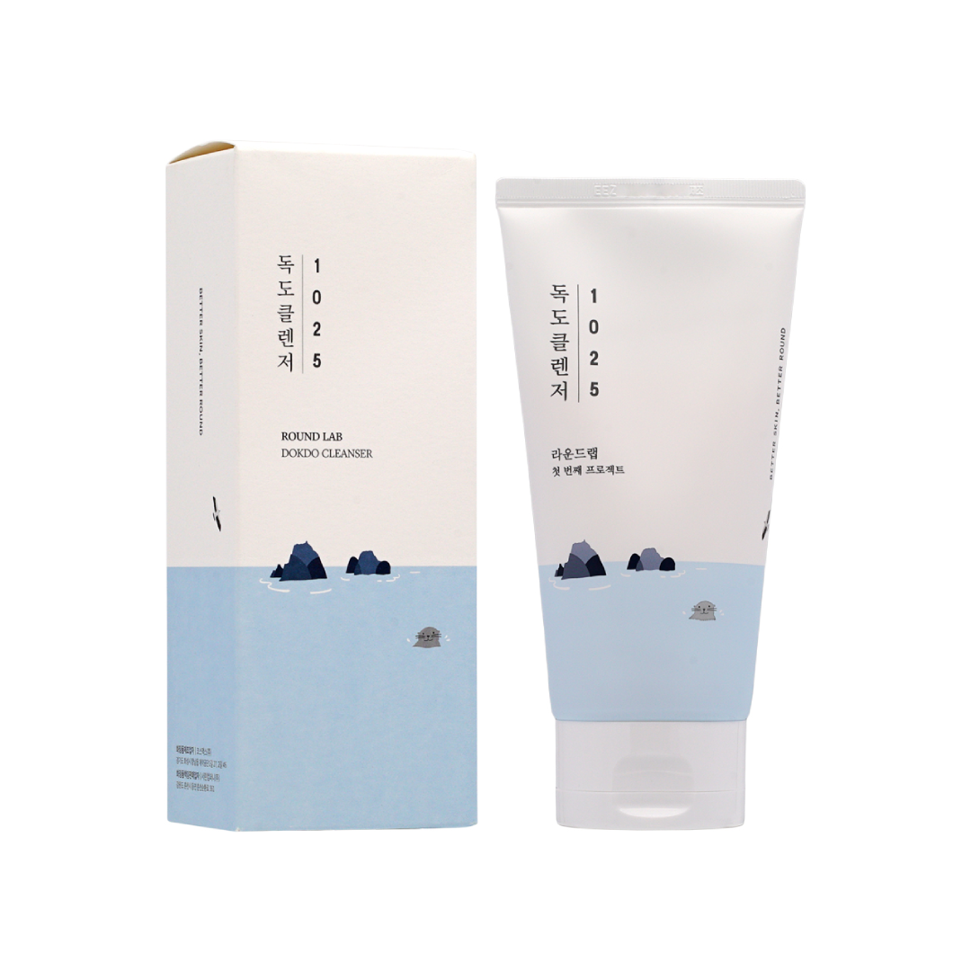 ROUND LAB Dokdo Cleanser 150ml Gentle Face Wash Deep Cleansing Hydrating Korean Skincare Formula