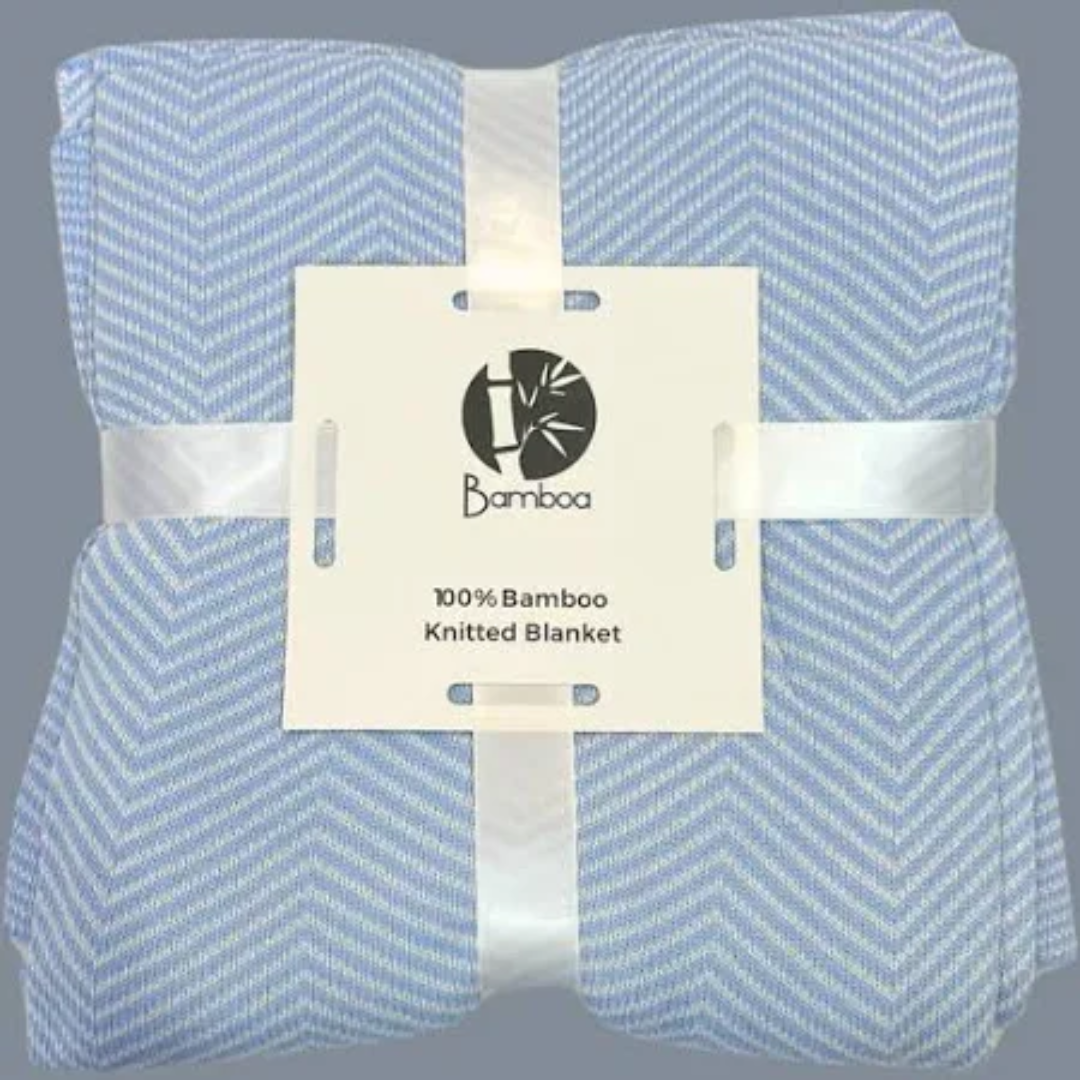 Kalina Bamboo Knitted Blanket Lightweight Cozy Eco Friendly Warmth for All Season Home Comfort
