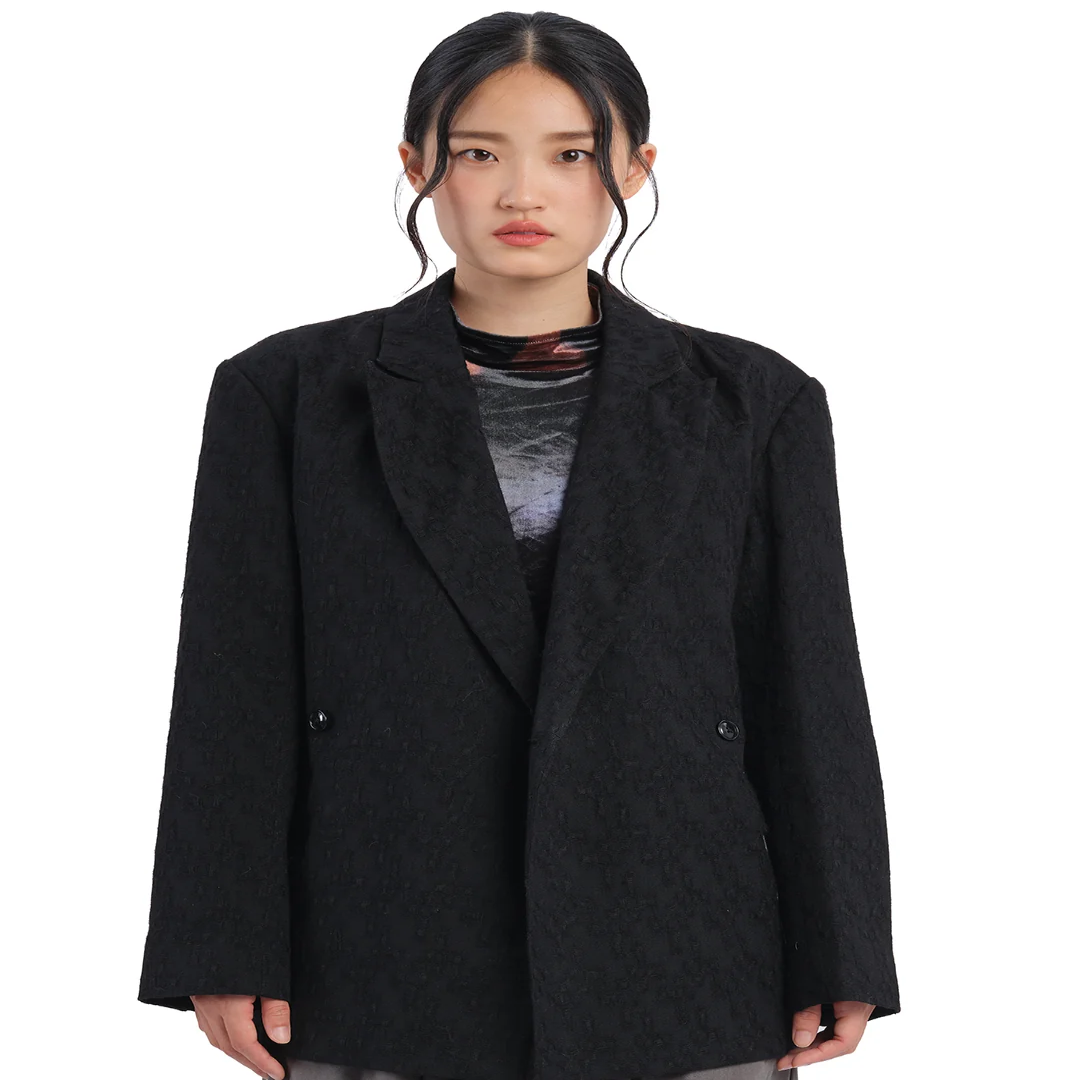 Double Breasted Blazer Tailored Fit Formal and Smart Casual Jacket for Office and Events