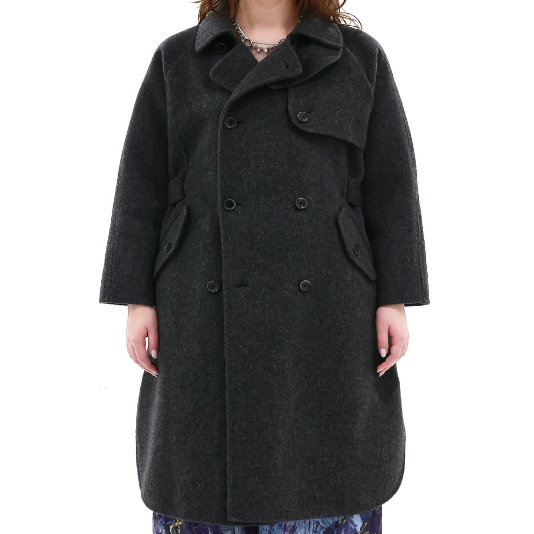 Wool Alpaca Long Winter Coat Premium Warm Elegant Overcoat for Cold Weather Luxury Style