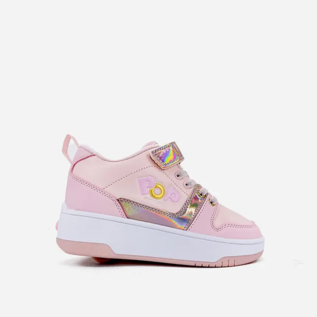 Pop 5 Children Roller Light Up Shoes Fun LED Wheel Shoes Comfortable Fit for Play School and Outdoor Fun