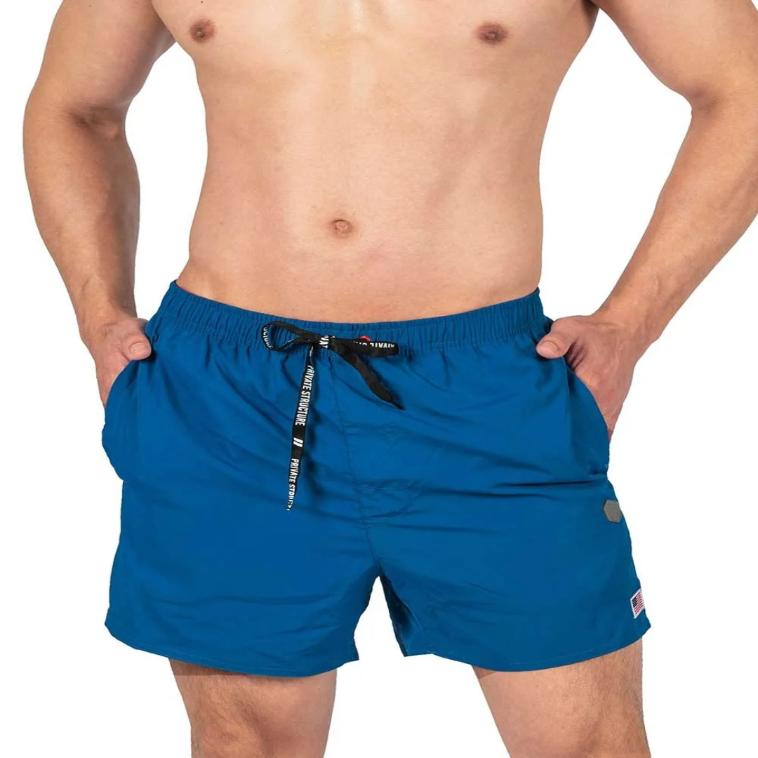 beFIT Beach Cargo Swim Shorts Lightweight Quick Dry Men’s Summer Vacation Swimwear