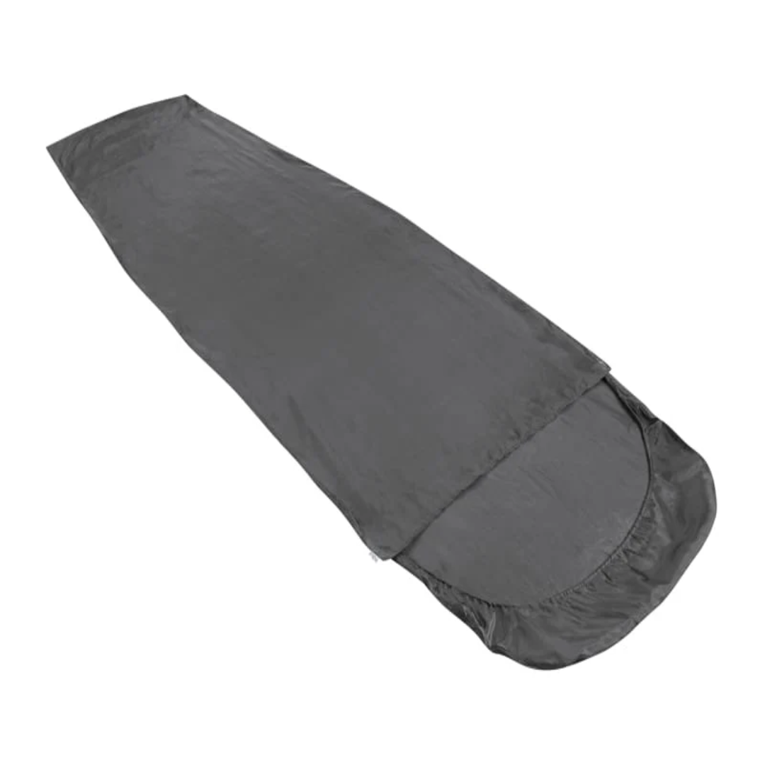 RAB Silk Ascent Hooded Sleeping Bag Liner Lightweight Summer Travel Camping Sleeping Gear Essential
