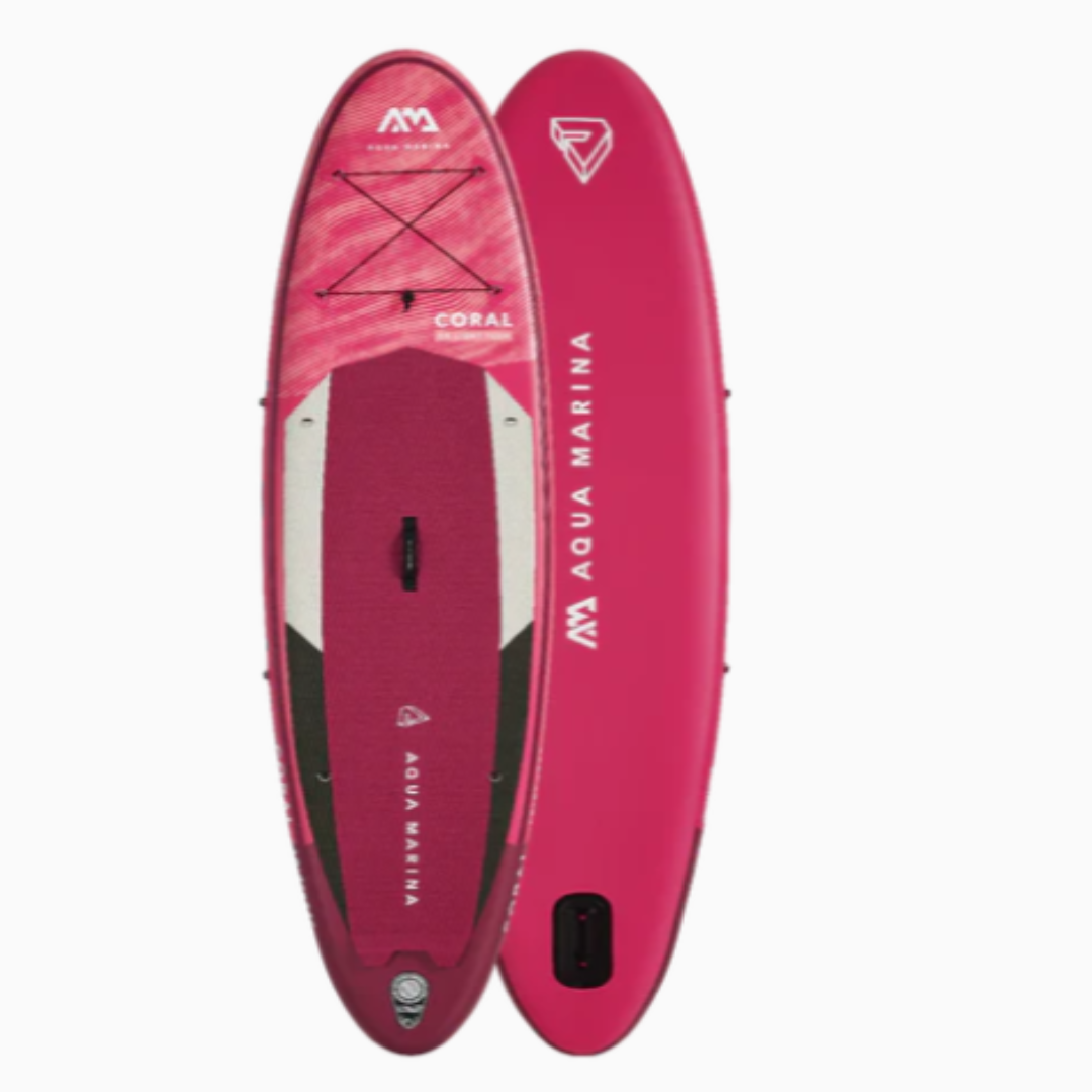 AQUA MARINA CORAL 10'2" All Around Advanced Inflatable SUP Board Stable Lightweight iSUP Design