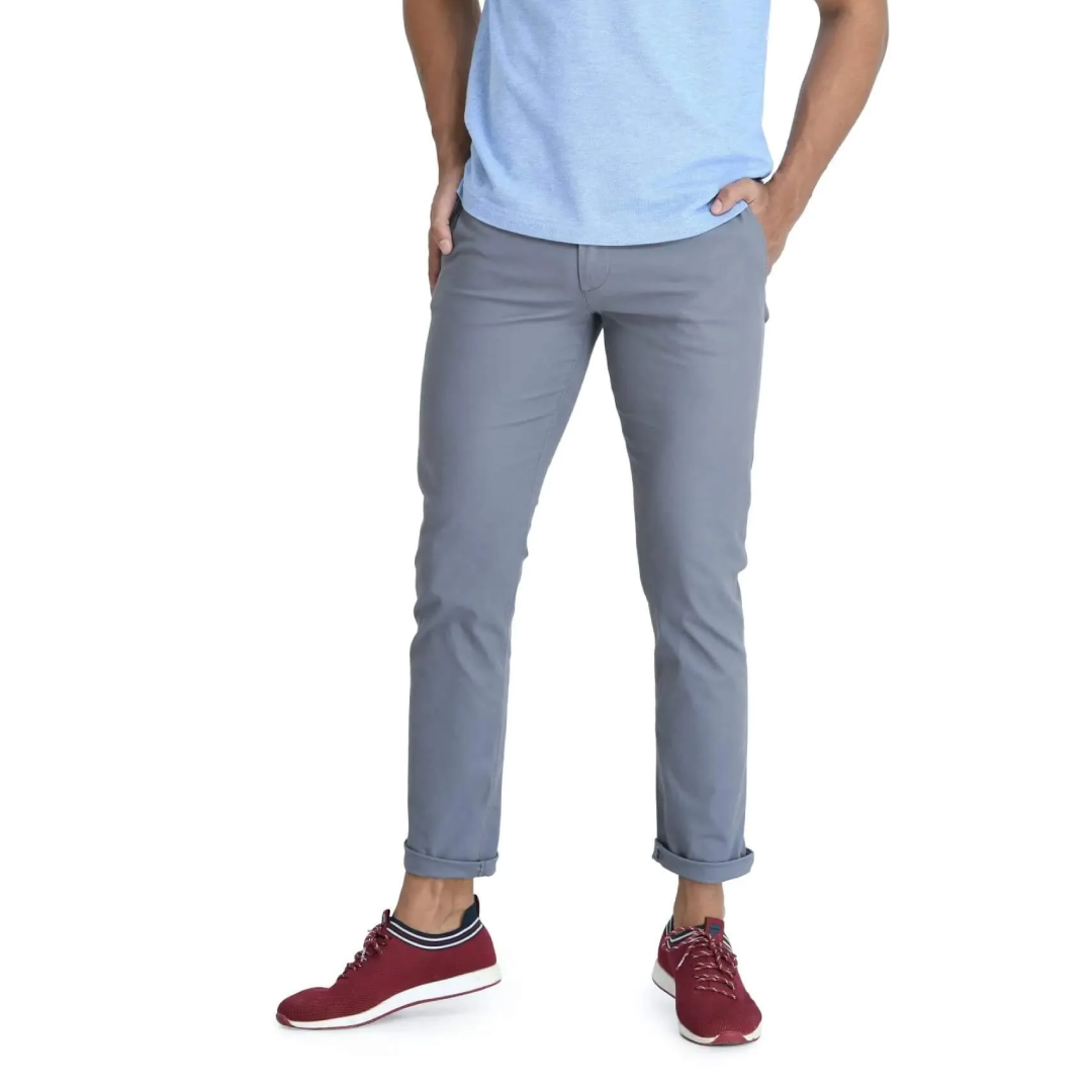 Moose Men’s Chino Trouser Pant Clay Color Slim Fit Smart Casual Office and Party Wear