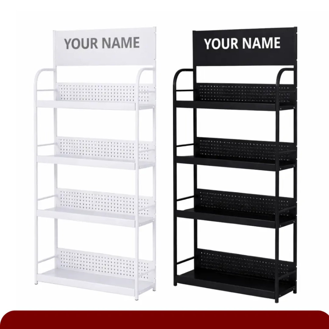 4-Tier Steel Open Shelving Cabinets Heavy Duty Storage Rack for Office Warehouse and Home Use