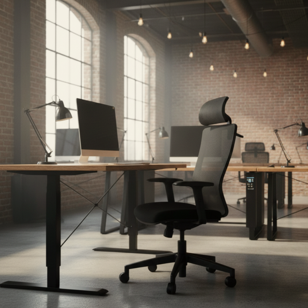 Flexispot BS3 Ergonomic Swivel Office Chair with Lumbar Support and Adjustable Comfort Features
