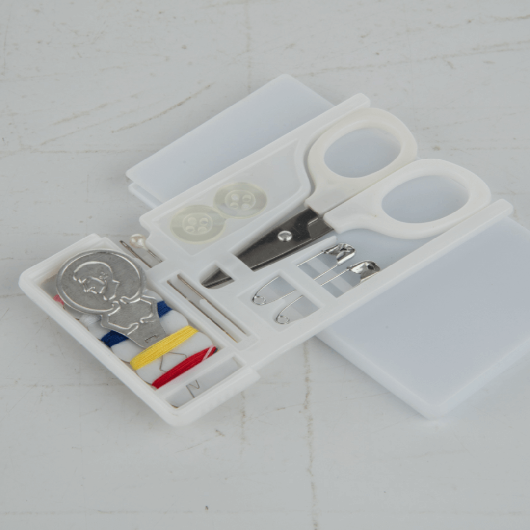 Complete Sewing Kit with Sharp Scissor Needles Threads and Accessories for Home and Travel Use