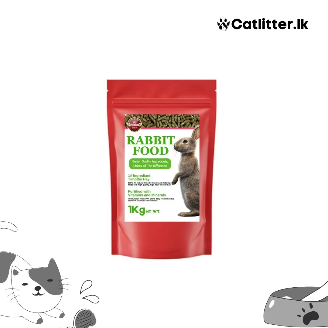 Nutritious Rabbit Food Pellets High Fiber Formula for Healthy Digestion and Daily Pet Care