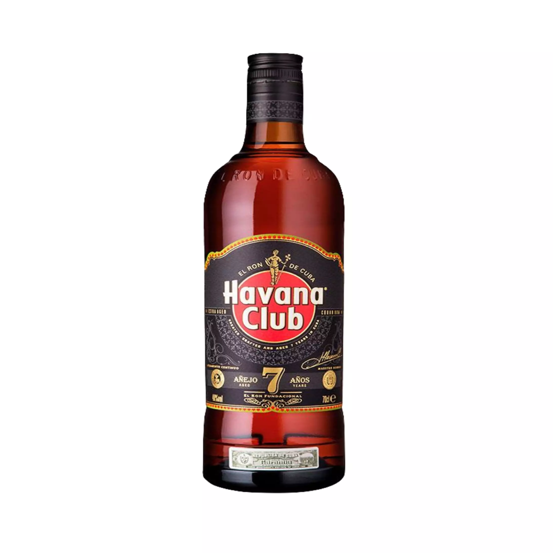 Havana Club 7 Year Old Dark Rum Premium Aged Cuban Style Rum Rich Smooth Caribbean Spirit