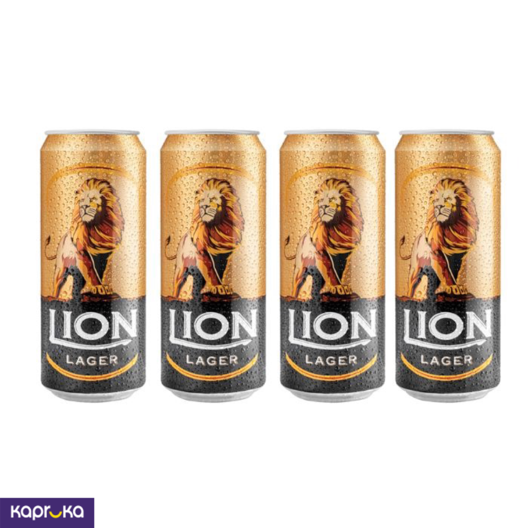 Lion Lager 330ml Can Beer Smooth Refreshing Premium Lager with Crisp Taste for Social Gatherings