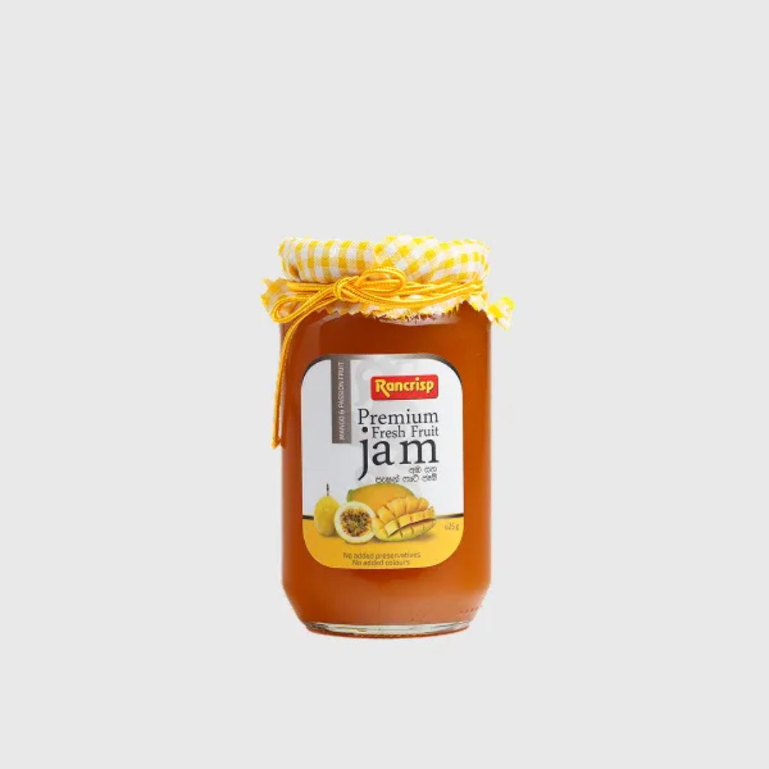 Mango & Passion Fruit Jam 425g Sweet Tropical Fruit Spread for Breakfast Toast & Desserts