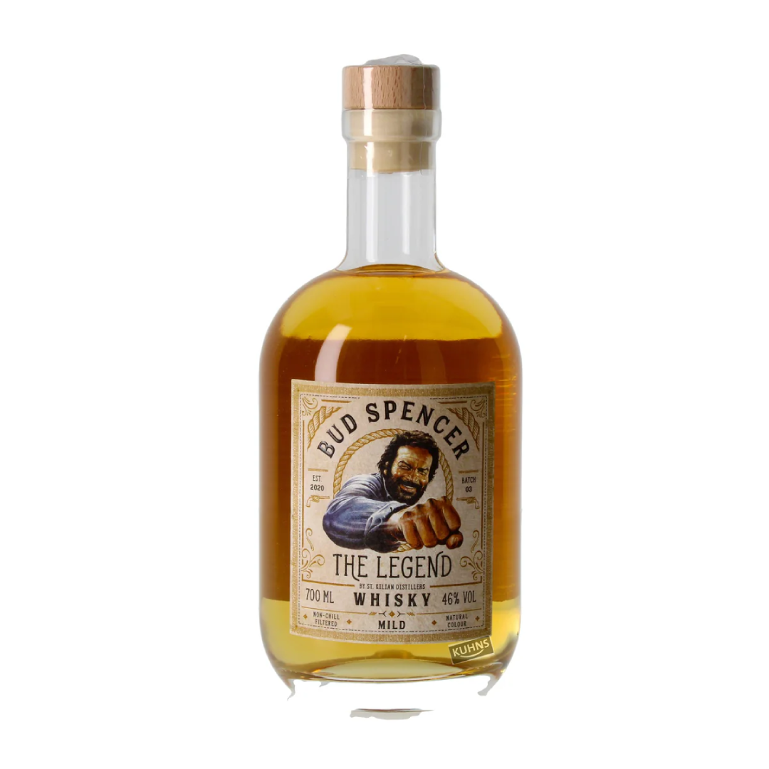 St Kilian Bud Spencer Whisky 0.7L Premium German Whisky 46 Percent ABV Smooth Rich Flavor Spirit