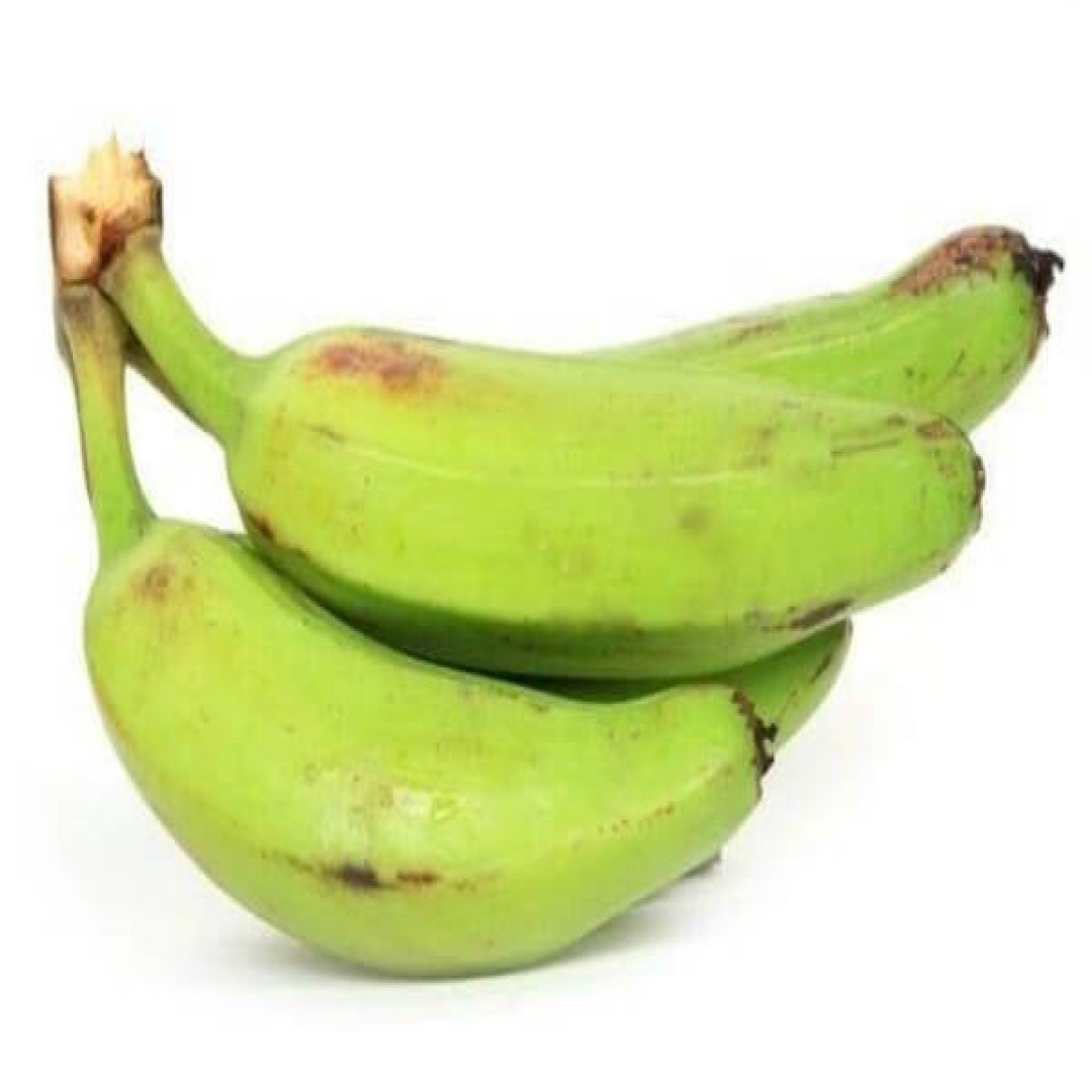 Fresh Raw Banana 450g-500g Natural Green Banana for Cooking Frying and Healthy Recipes