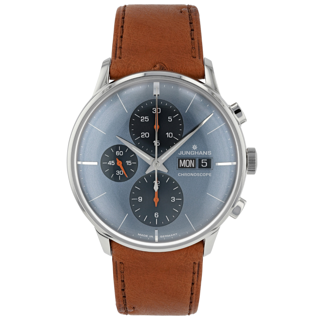 Junghans Meister Chronoscope Men's Luxury Watch Automatic Chronograph Sapphire Glass