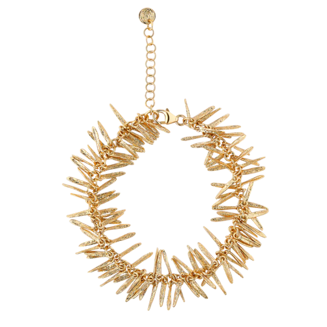 Rosemary Bracelet Gold Plated Elegant Chain Bracelet for Women Trendy Minimal Jewelry Gift