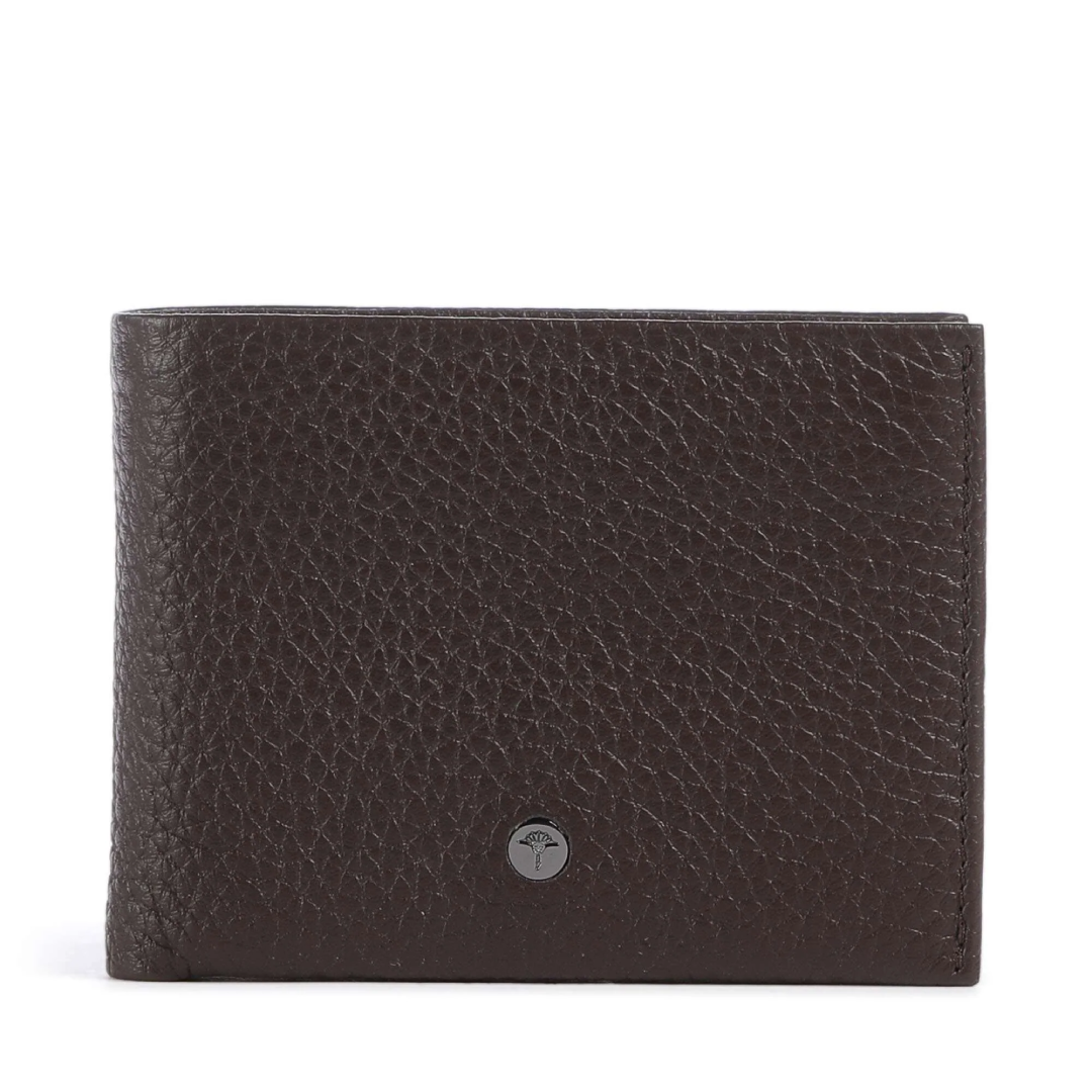 Cardona Alfredo Billfold Wallet Brown Grained Cow Leather Premium Men’s Classic Slim Wallet