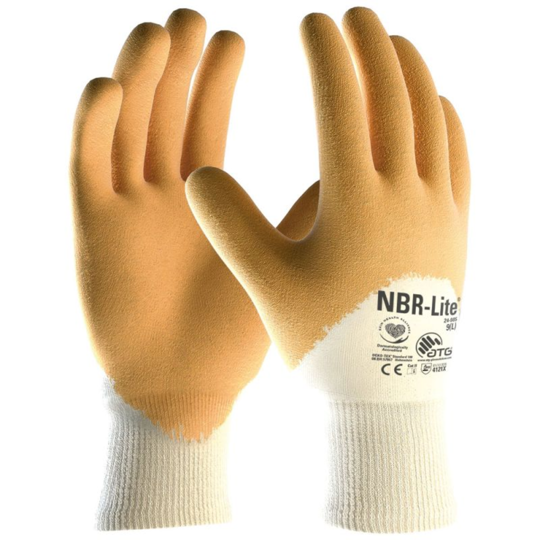ATG NBR Lite 24-985 Nitrile Work Gloves Durable Grip Safety Industrial Protective Gloves