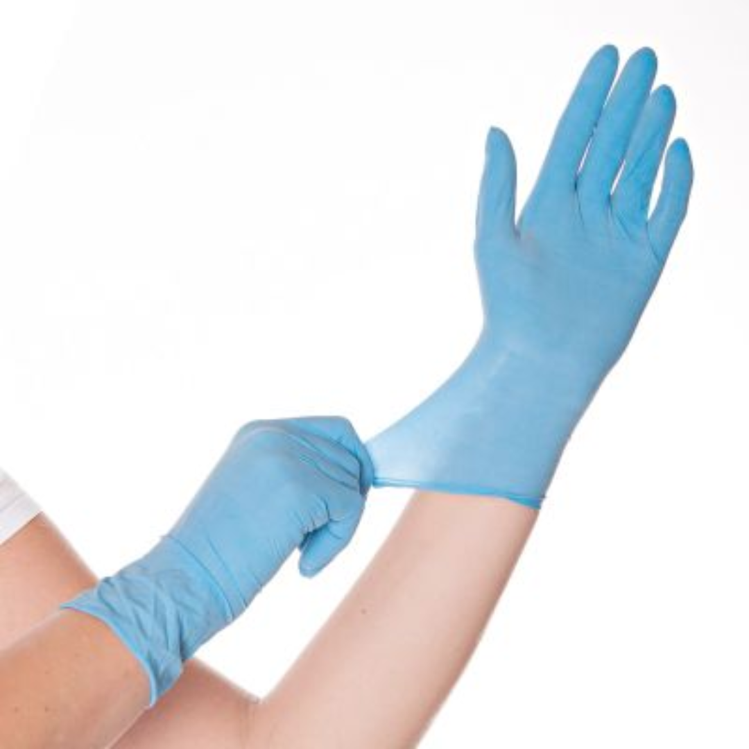 Latex Medical Gloves Allfood Skin Powdered Disposable Hygienic Gloves for Medical and Food Use