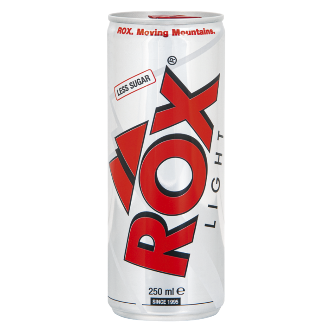 ROX Light Energy Drink Low Calorie Refreshing Energy Beverage for Fitness and Active Lifestyle