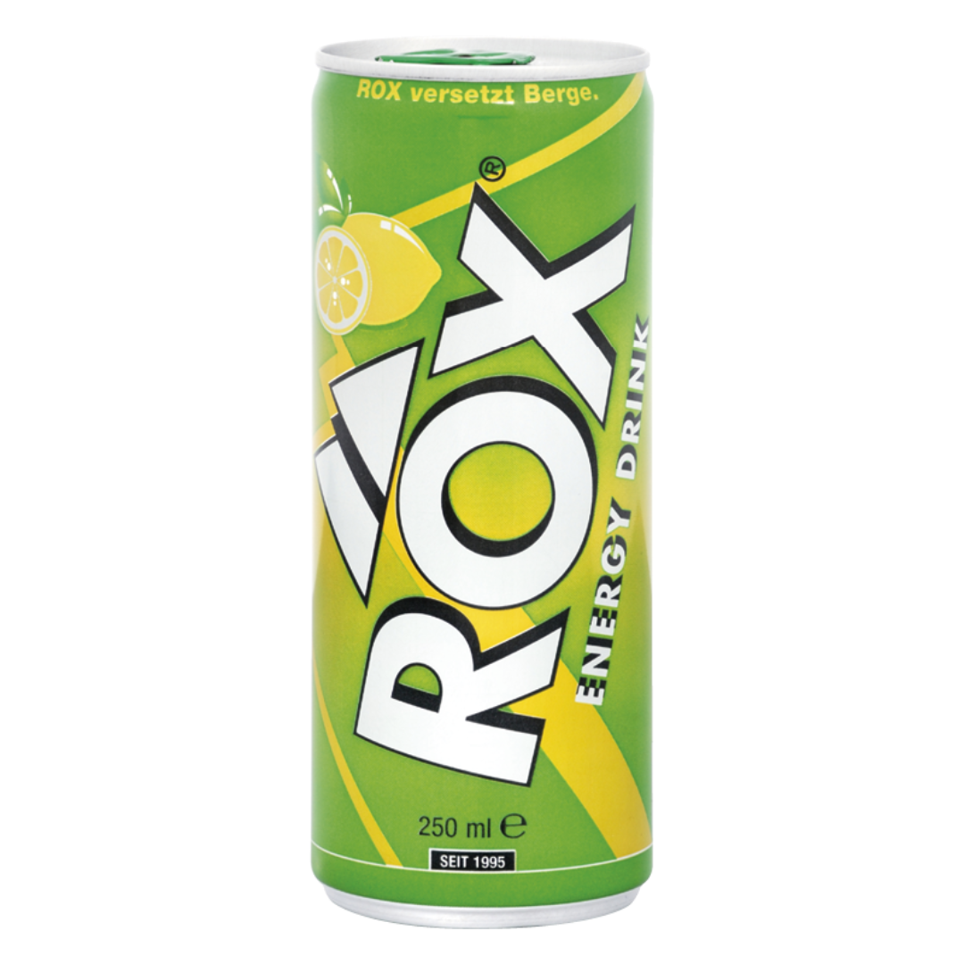 ROX Lemon Energy Drink Citrus Flavor Refreshing Boost Drink for Instant Energy and Hydration