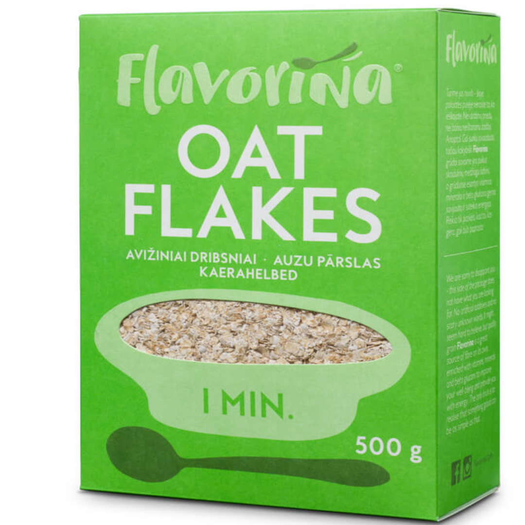 Flavorina Oat Meal Kaerahelbed Premium Quality Oats Healthy Breakfast Rich Fiber Nutritious Meal