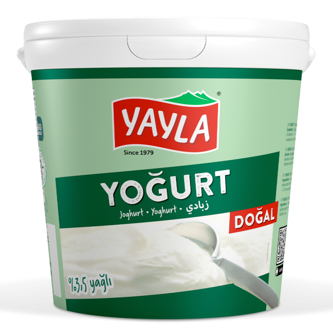 Natural Yogurt 3.5% Fat 10kg Bulk Pack Fresh Creamy Healthy Dairy Product for Daily Use