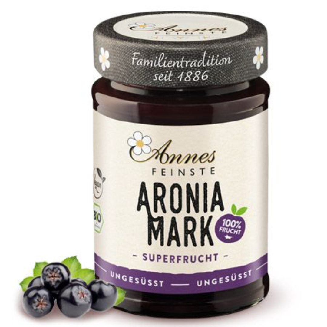 Anne’s Finest Organic Aronia Brandy Jam Rich Antioxidant Fruit Spread Premium Taste Preserve
