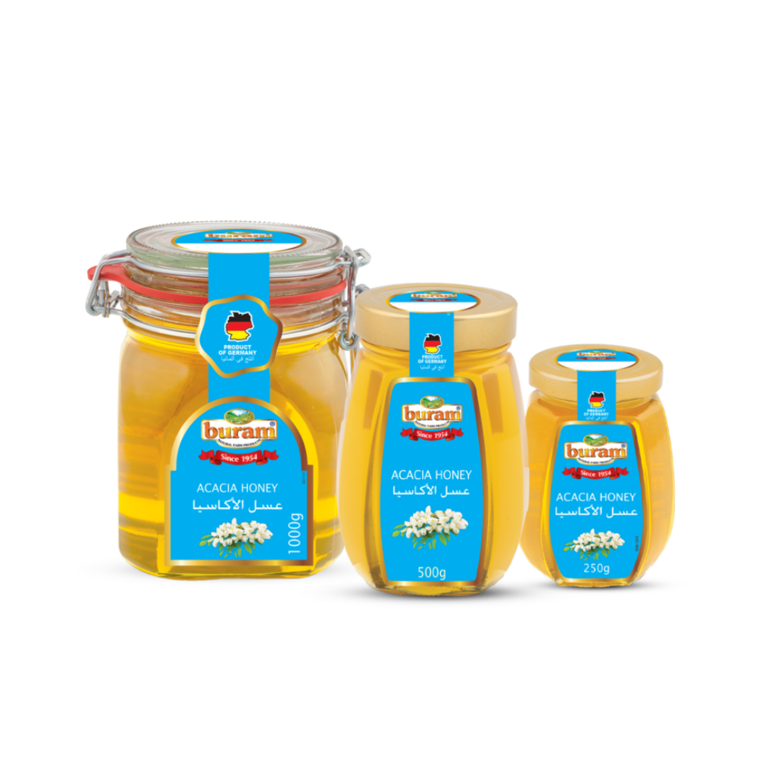 Acacia Honey Pure Natural Light Sweet Honey Smooth Taste Premium Healthy Honey Choice