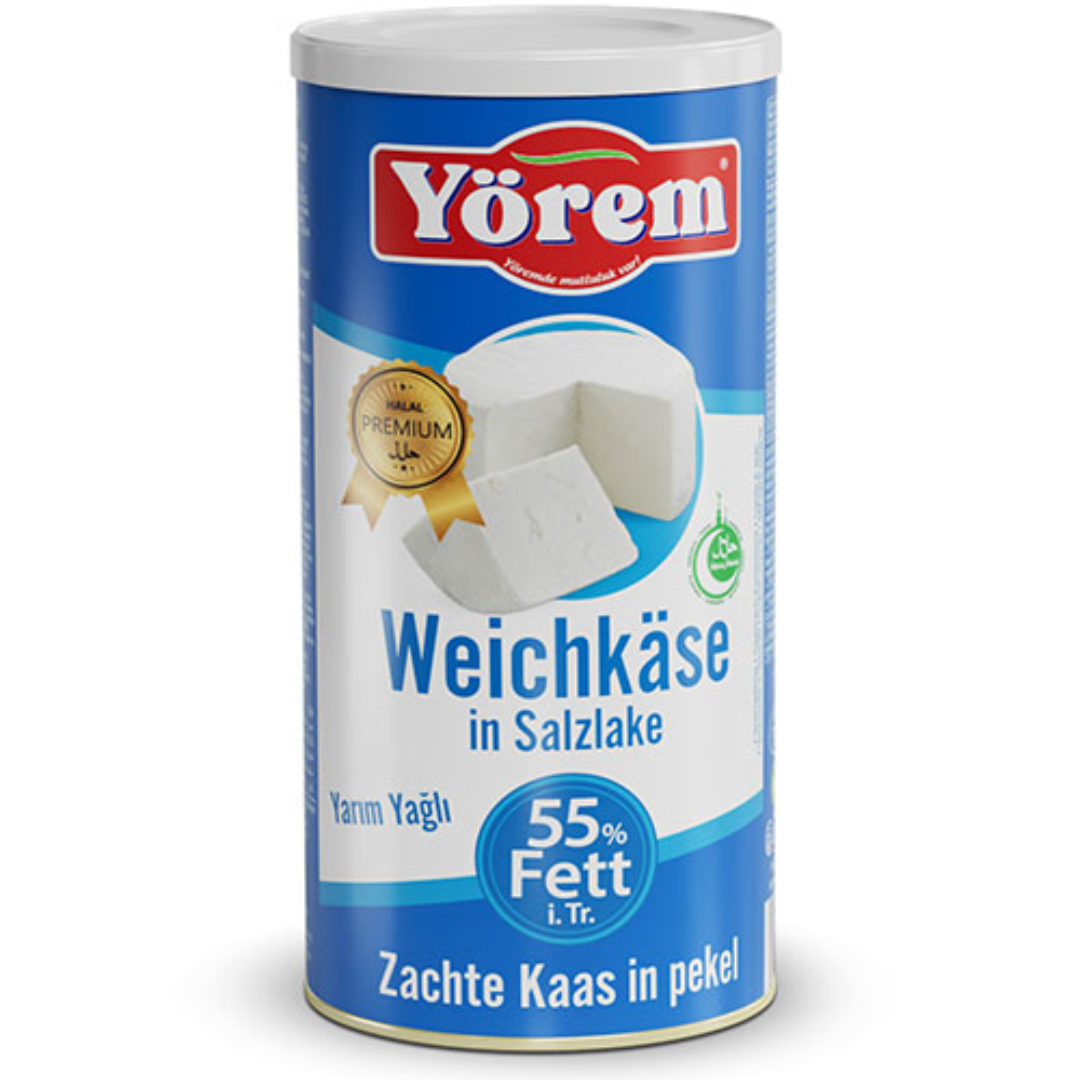 Soft Cheese in Brine 55% Fat Creamy Salty Cheese Ideal for Salads Cooking Premium Cheese