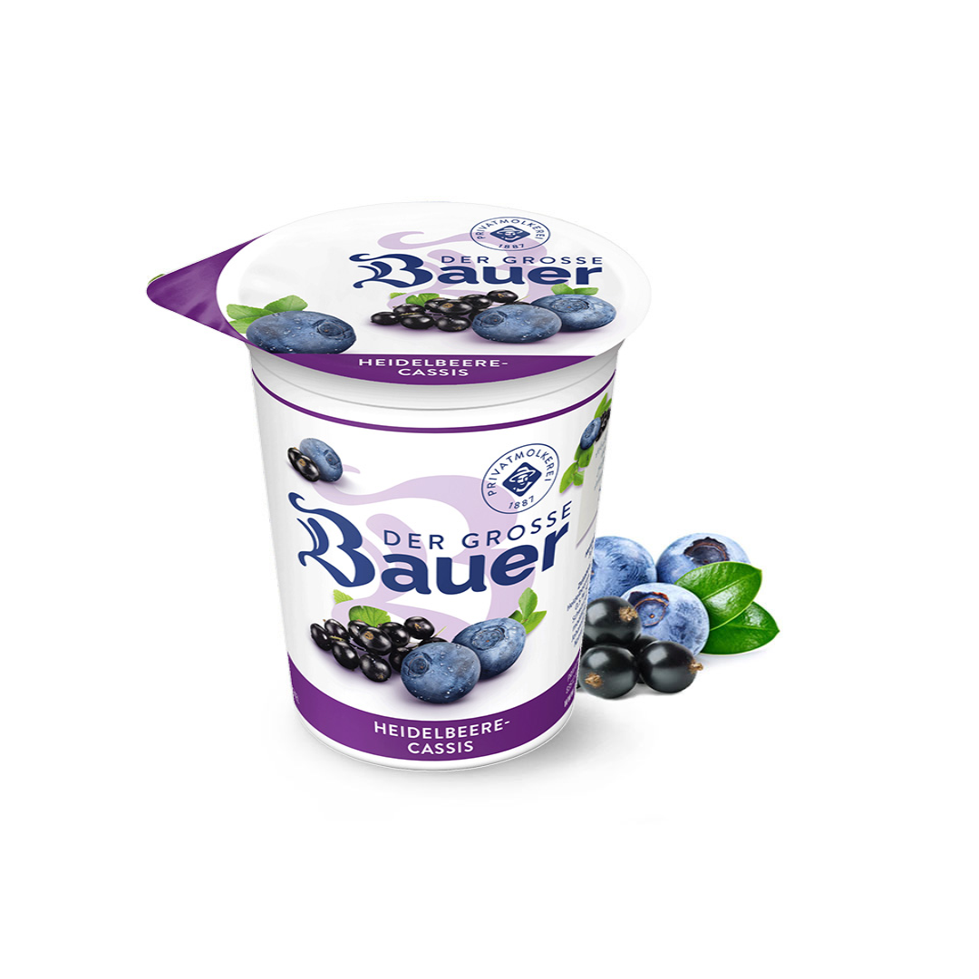 The Great Farmer Blueberry Yoghurt Cassis Flavor Creamy Fruit Yogurt Healthy Delicious Dairy Snack